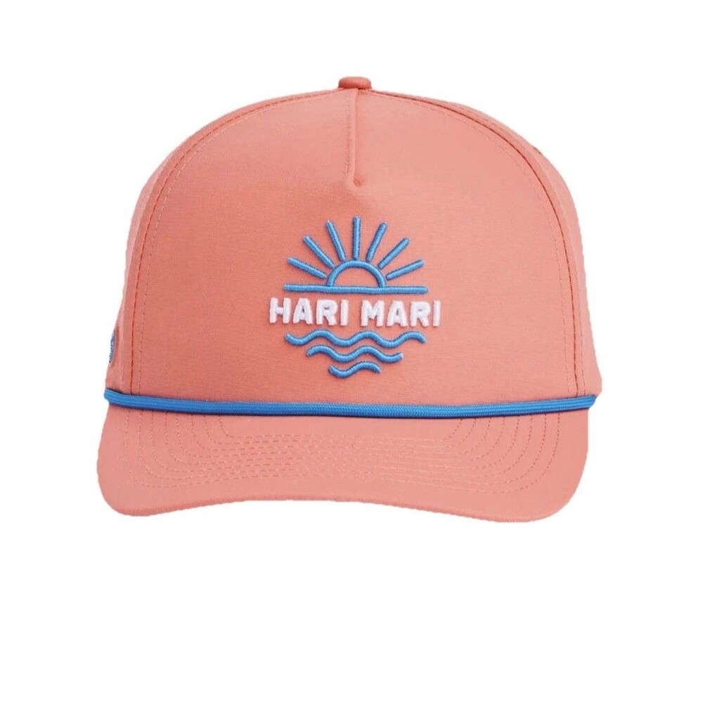 Hari Mari Sun Wave Hat Adjustable Cap Unisex Beach Summer Salmon Color New